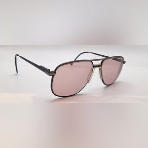 Vintage Fargo Black Gray Pilot Sunglasses Frames Only